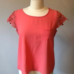 Coral Blouse